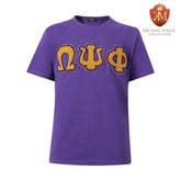 Omega Psi Phi Chenille Premium Letter Tshirt